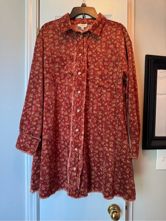 Umgee Dresses & Skirts - Umgee Corduroy Button-Up Dress NWT